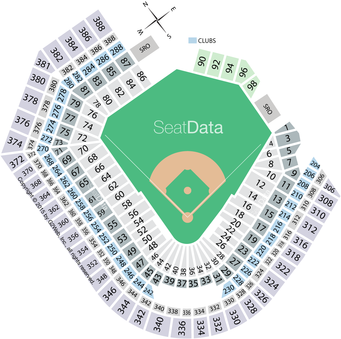 Oriole Park At Camden Yards - Interactive Fenway Park Seating Chart With Numbers Clipart (1102x1098), Png Download
