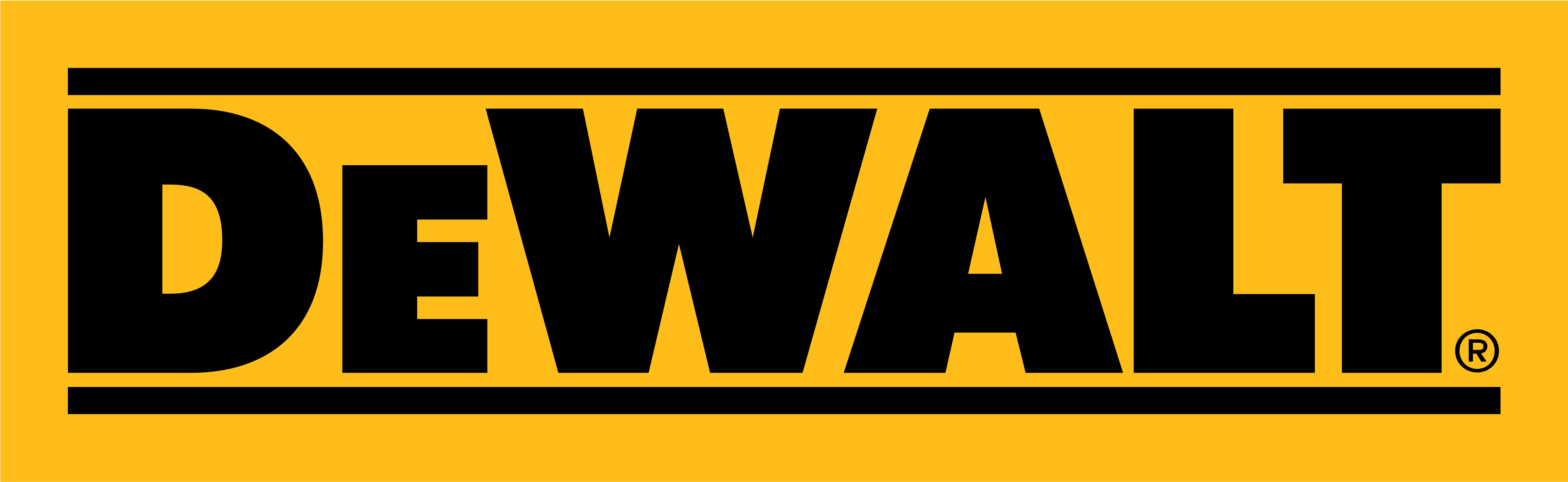 Dewalt Logo Clipart (5000x1788), Png Download
