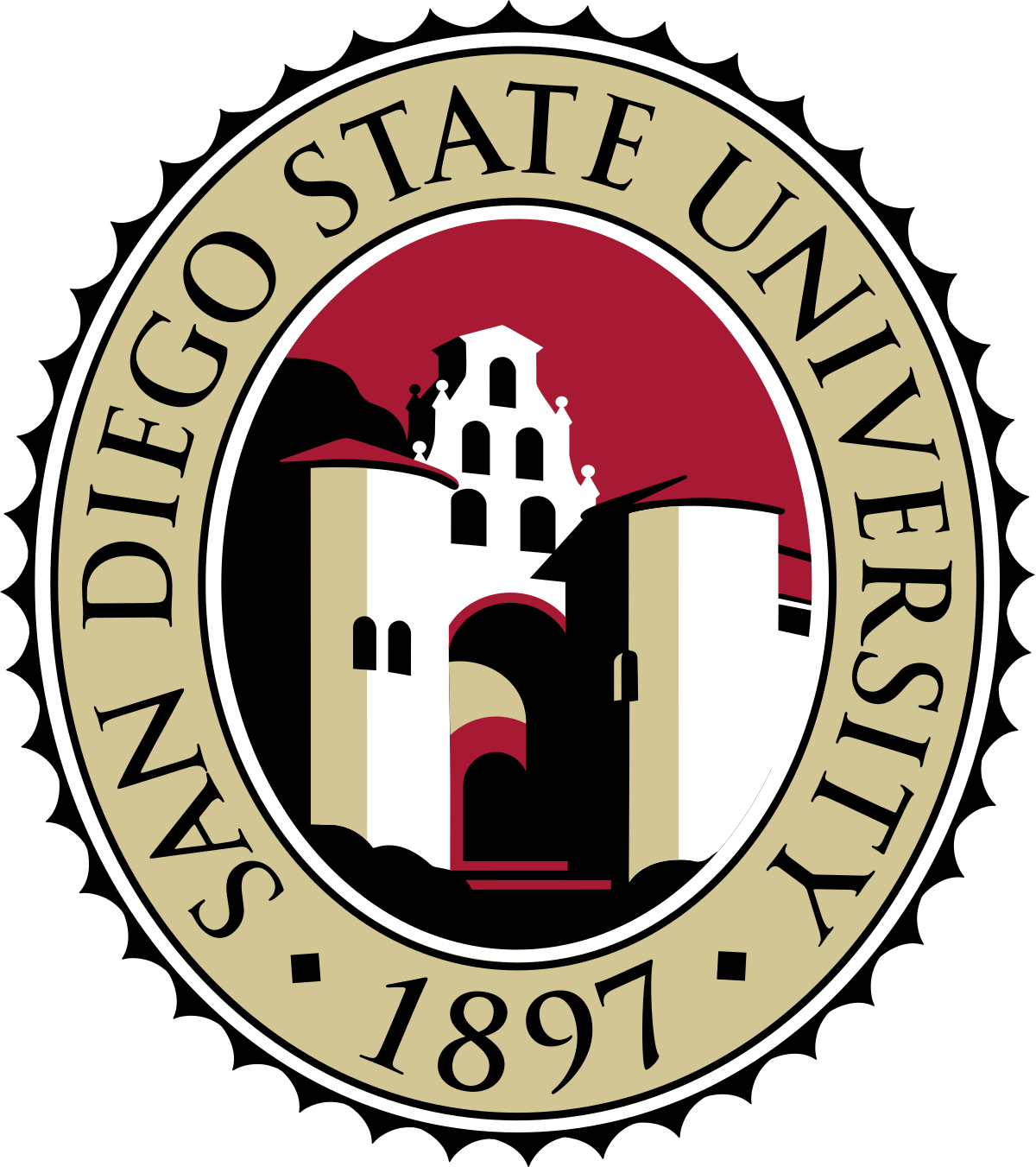 San Diego State University Seal Clipart (1200x1351), Png Download