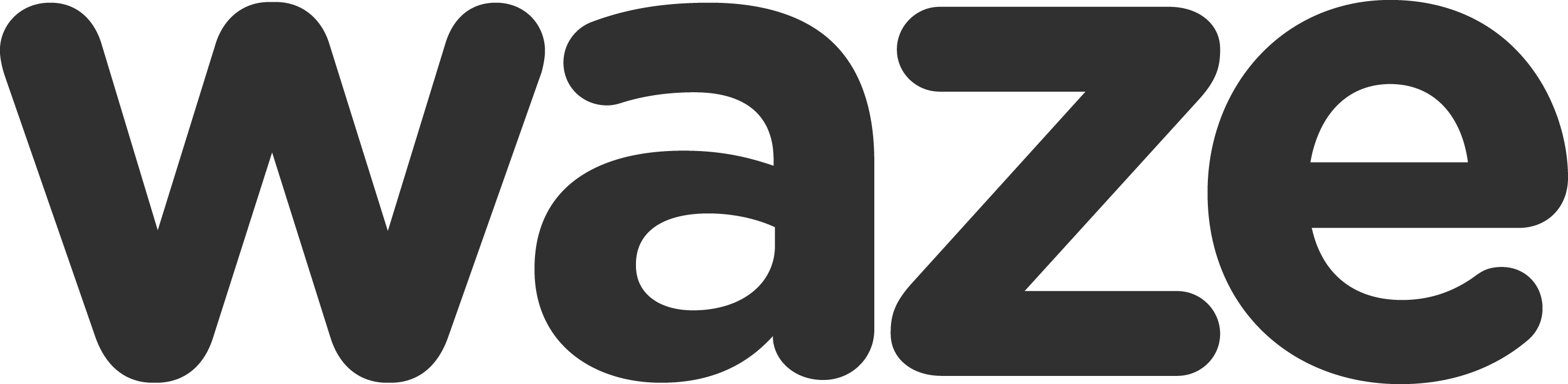 Waze Png Logo - Vector Logo Waze Png Clipart (2717x666), Png Download