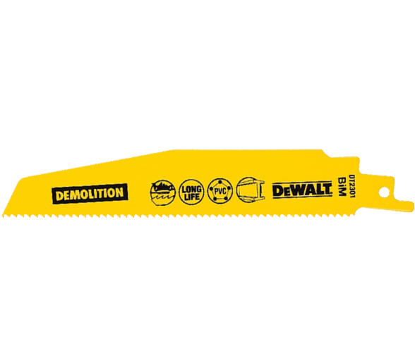 Dewalt Sabre Saw Blade Dt2301l-qz For Plastics, Me - Paper Product Clipart (600x695), Png Download