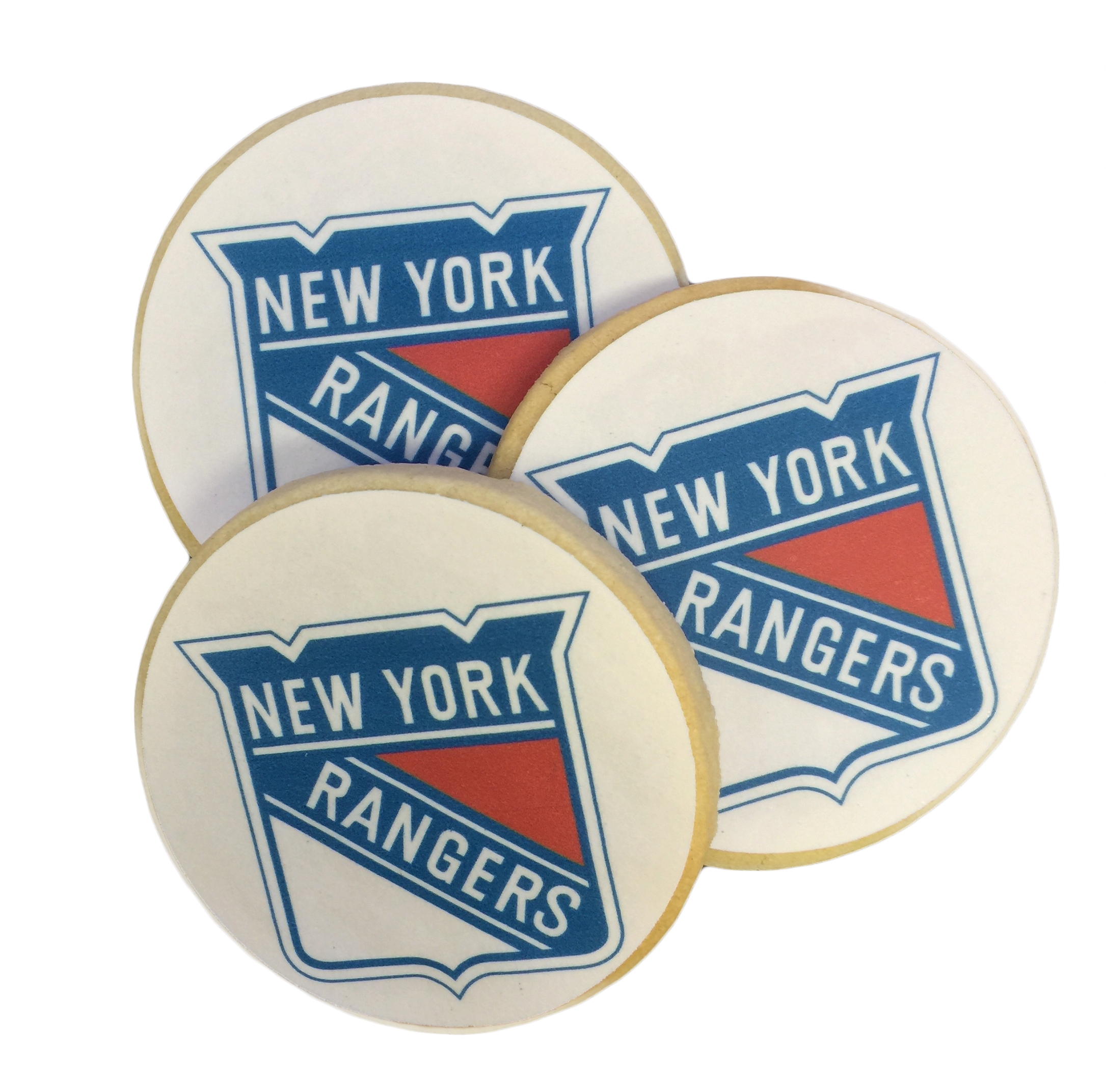 Ny Rangers Sugar Cookies - New York Rangers Clipart (2448x2160), Png Download