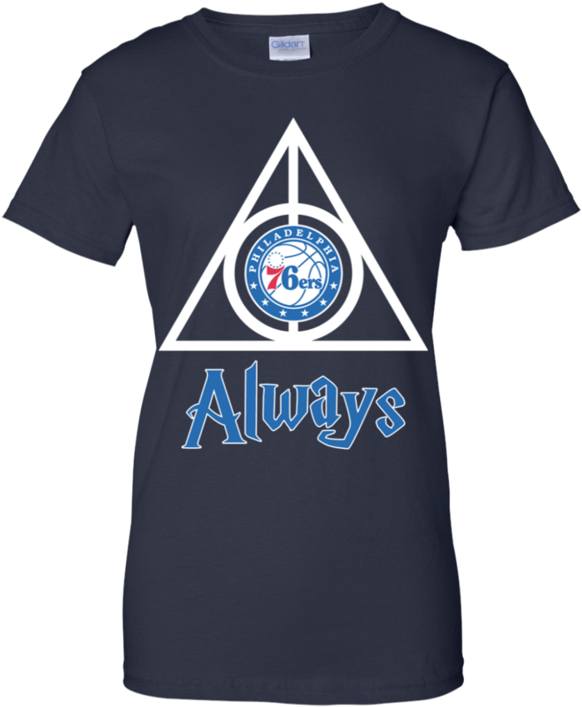 Philadelphia 76ers Harry Potter Deathly Hallows Always - T-shirt Clipart (1024x1024), Png Download