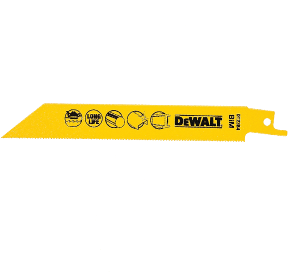 Dewalt Sabre Saw Blade Dt2384-qz For Metal, Sheet Metal, - Dewalt Clipart (600x695), Png Download