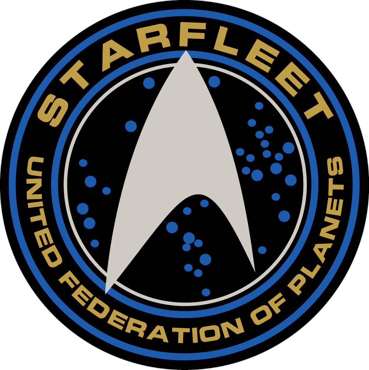23rd Century Starfleet Uniforms Clipart (1252x1254), Png Download