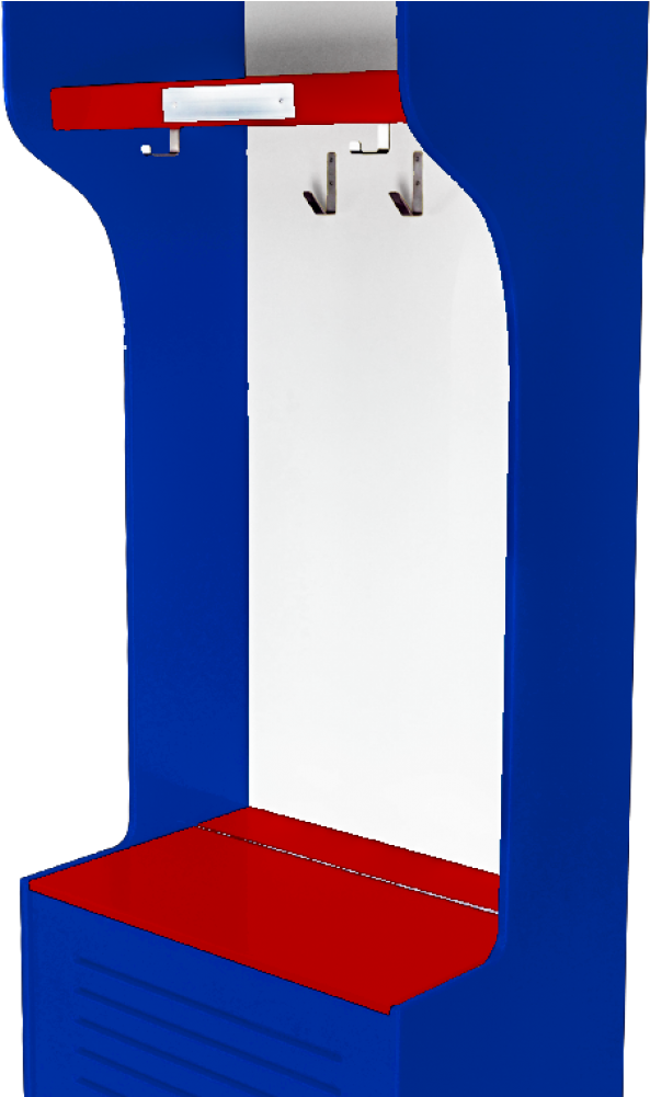 Pro Locker Sport Lockers And Stick Racks (hockey, Soccer, - Mn Wild Lockers Clipart (1000x1000), Png Download