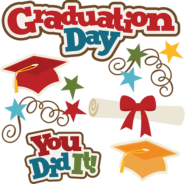 Graduation Clipart Scrapbook - Graduation Miss Kate Cuttable Clipart - Png Download (648x643), Png Download