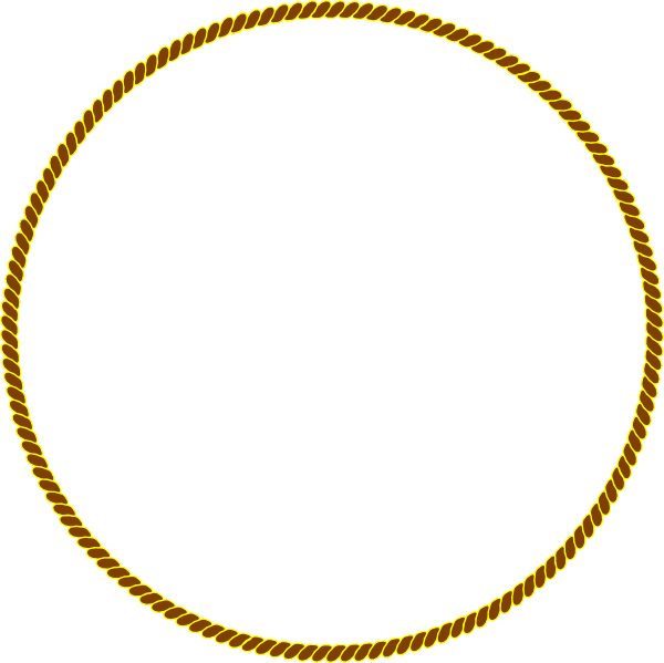 Rope Ring 2 Svg Clip Arts 600 X 599 Px - Frames Png In Round Transparent Png (600x599), Png Download