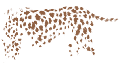 African Leopard Clipart (640x500), Png Download