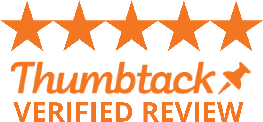 Thumbtack-review - Thumbtack 5 Star Review Logo Clipart (971x528), Png Download