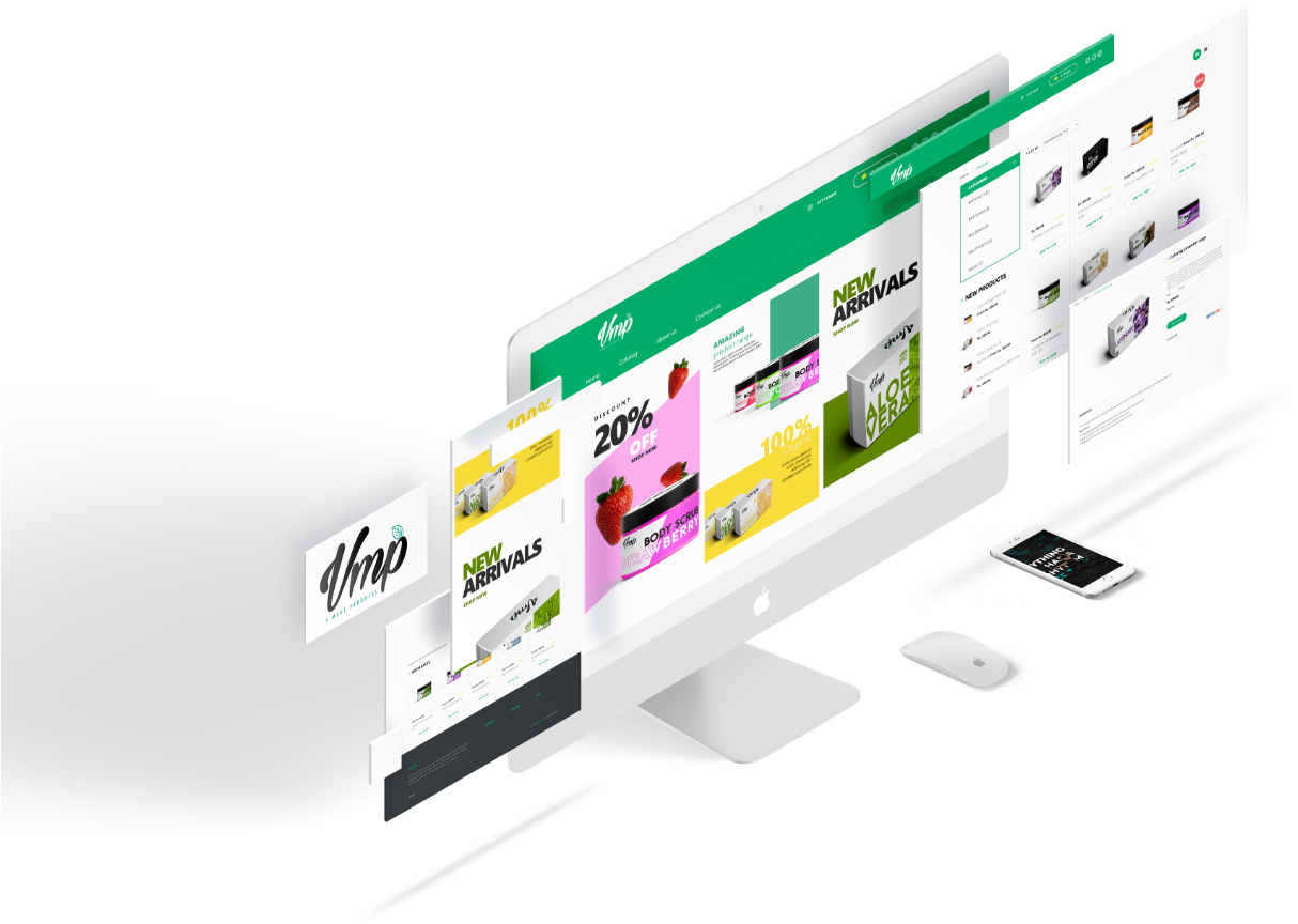 Vmp Is An Organic Bath Product Creator - Online Advertising Clipart (1418x1064), Png Download