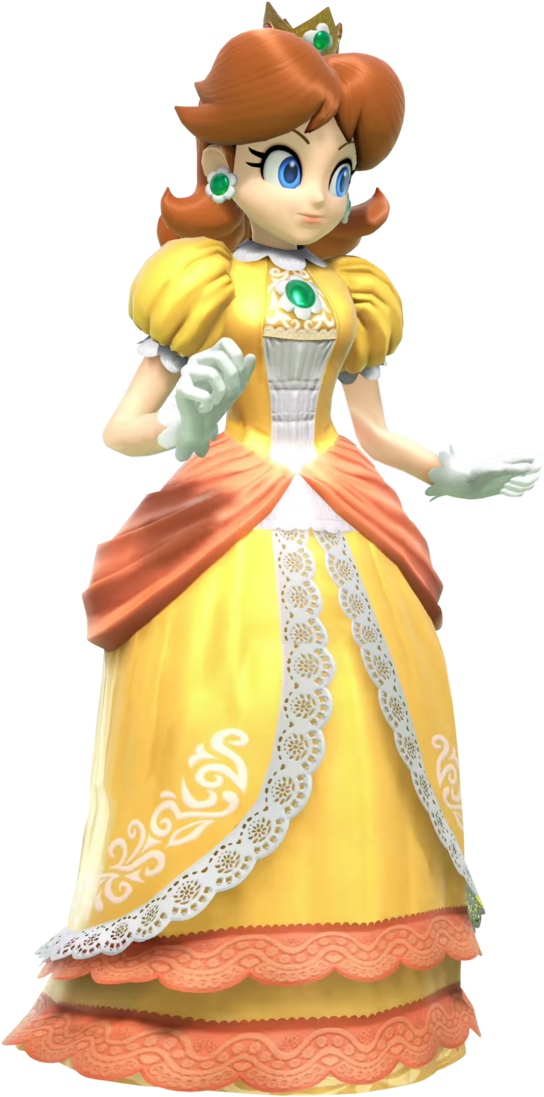 We Can Nearly Confirm That - Daisy Smash Bros Ultimate Clipart (684x1169), Png Download