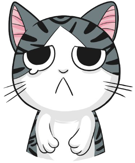Kitten Cat Whiskers T - Sad Cat Clipart Free - Png Download (550x778), Png Download