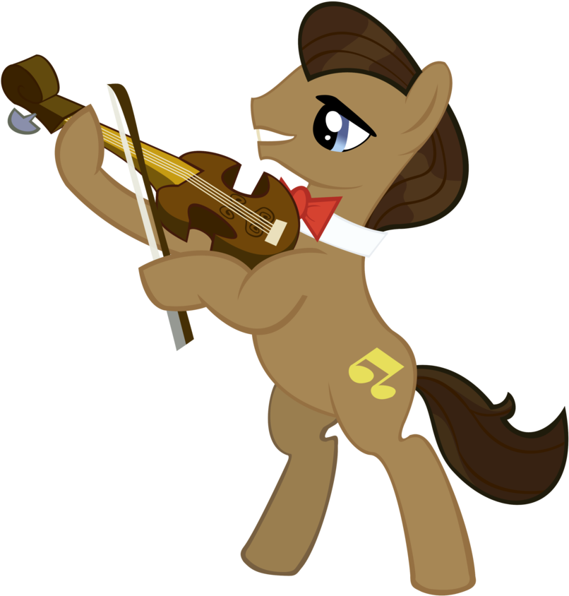 Concerto Violist Pony By Omnio2006-d4v - Mlp Violist Pony Clipart (900x882), Png Download