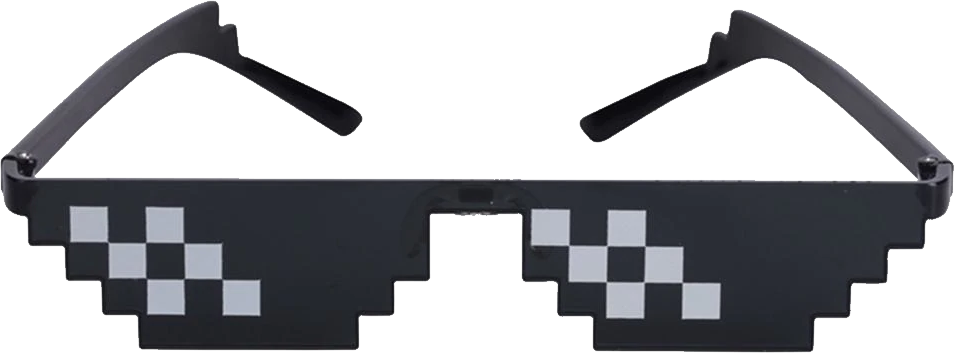 Thug Life Glasses Png - Kacamata Thug Life Jpg Clipart (955x353), Png Download