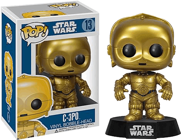 Funko Pop C3po Clipart (600x600), Png Download