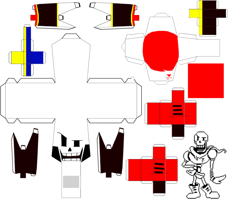 Undertale Papyrus Png Clipart (950x841), Png Download