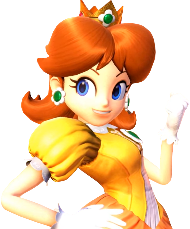 #princessdaisy's Victory Poses From #supersmashbrosultimate - Princess Daisy Smash Ultimate Clipart (854x935), Png Download
