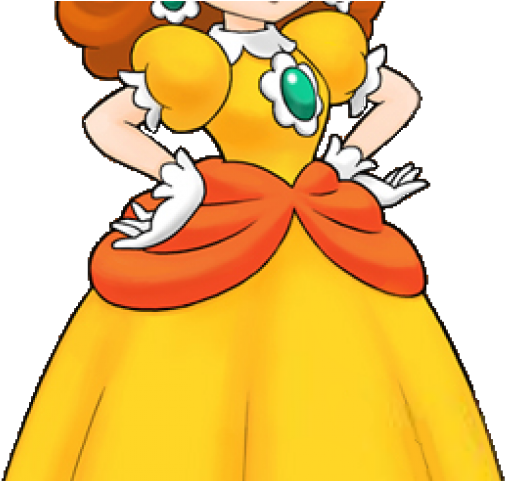 Princess Peach Clipart Daisy - Super Mario Daisy - Png Download (640x480), Png Download