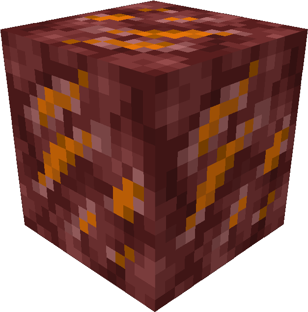 Nether Copper Is A Common Ore Found Throughout The - Minecraft Clipart (690x671), Png Download