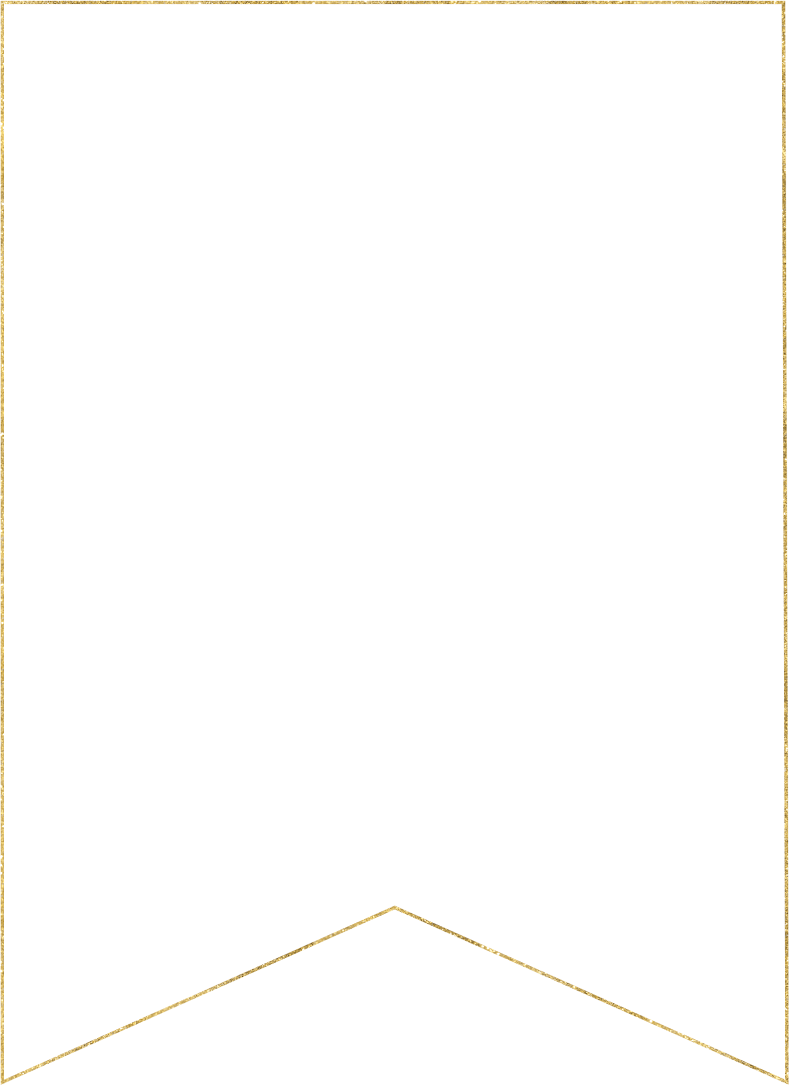 Blank Free Printable Banner Letters, Easter Banner, - Paper Clipart (1736x2431), Png Download