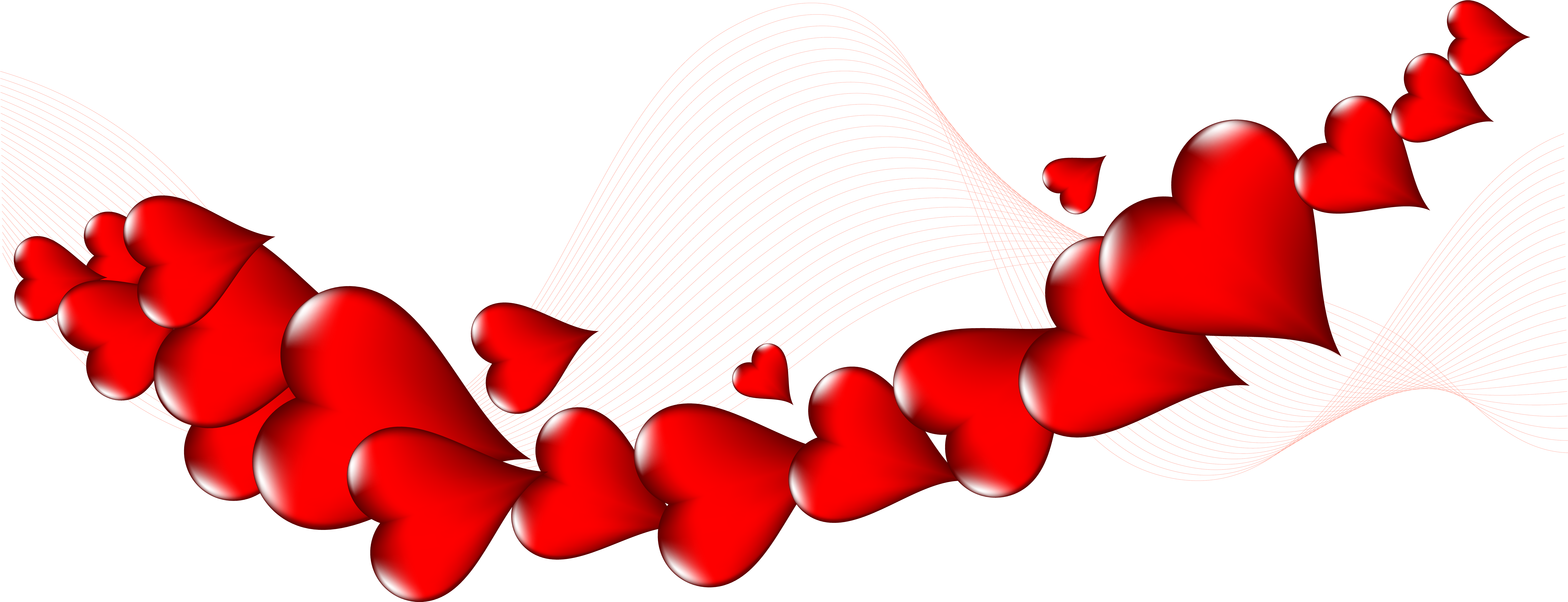 Jpg Black And White Decor Png Clip Art Image Gallery - Heart Decor Clipart Transparent Png (8000x3227), Png Download