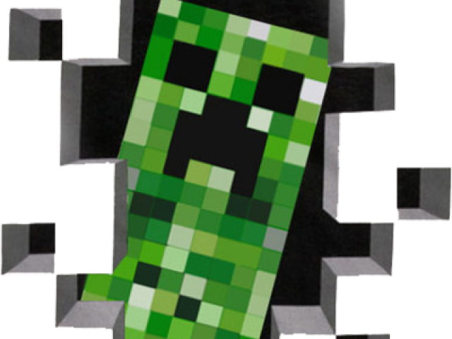 Gambar Minecraft Wallpaper Creeper Clipart (640x480), Png Download