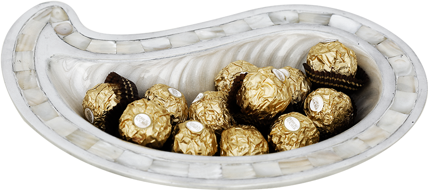 Platter Mother Of Pearl Border,party Food Platters,platter Clipart (848x377), Png Download