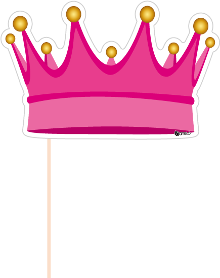 Party Photobooth Props Figure Pink Crown Image Freeuse - Transparent Photo Booth Png Clipart (600x600), Png Download