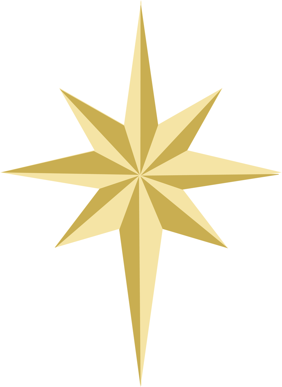 Christmas Star Svg Cut File - Illustration Clipart (950x1280), Png Download