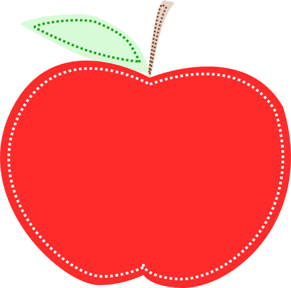 Original Png Clip Art File Red Apple Svg Images Downloading - Apple With Heart Clipart Transparent Png (600x593), Png Download