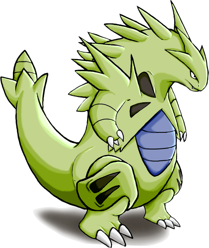 Pokemon Shiny Tyranitar Is A Fictional Character Of - Pokemon Shiny Tyranitar Clipart (673x800), Png Download