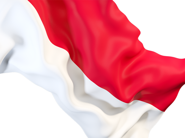 Indonesia Wave Flag Png Clipart (640x480), Png Download