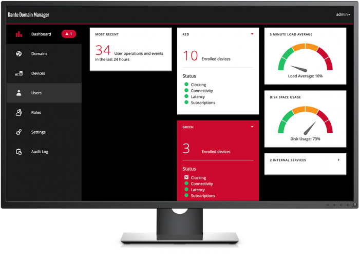 Dante Domain Manager Clipart (762x535), Png Download