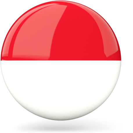 Illustration Of Flag Of Indonesia - Singapore Flag Icon Png Clipart (640x480), Png Download