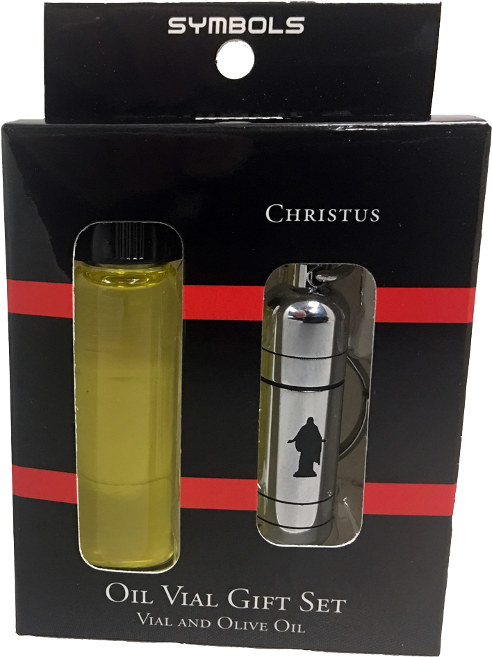 Christus Oil Vial Gift Set - Bottle Clipart (1000x1000), Png Download