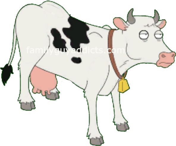 S&m Cow - Family Guy Cow Clipart (611x506), Png Download