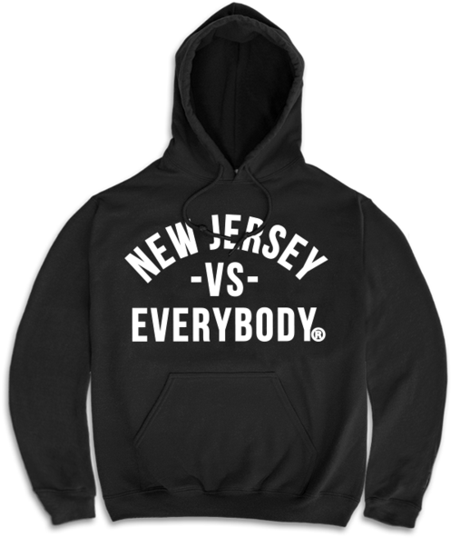 New England Vs Everybody Sweatshirt Clipart (600x600), Png Download