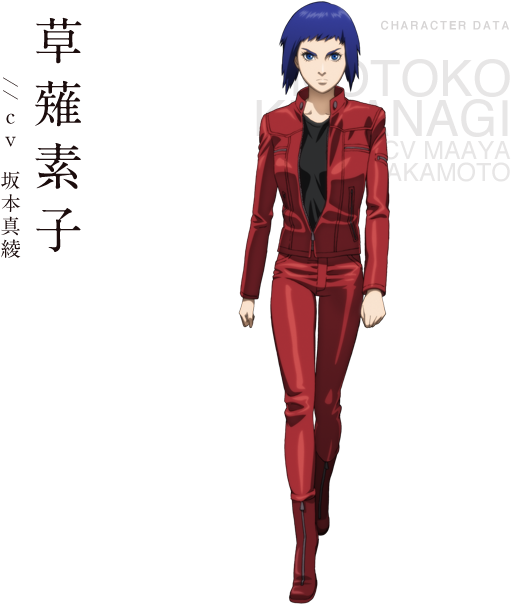 1 - Ghost In The Shell Motoko Jackets Clipart (680x640), Png Download