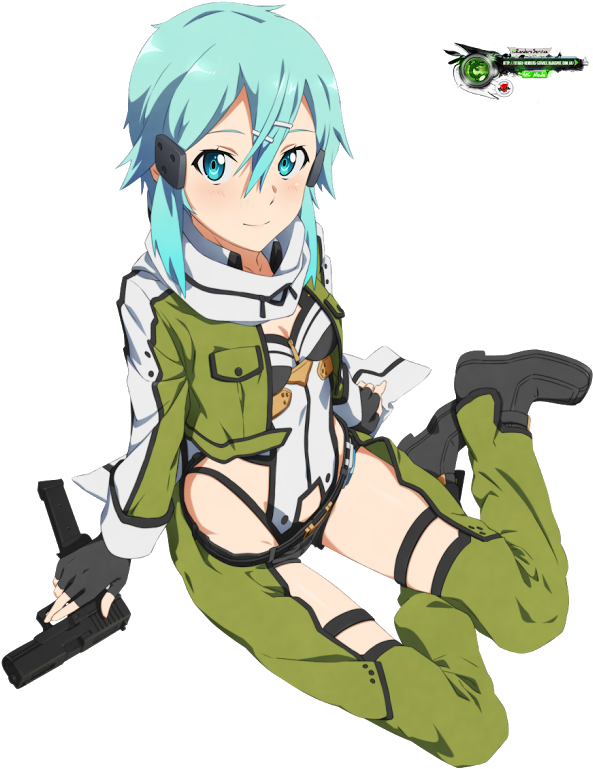 Also, You Will Recieve A New Party Member In Arc 3, - Sword Art Online Sinon Render Clipart (630x800), Png Download