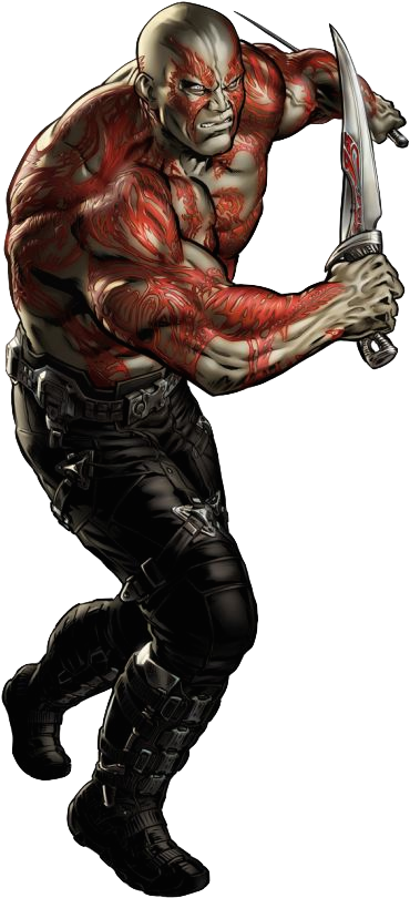 Star Lord Clipart - Marvel Avengers Alliance Drax - Png Download (657x850), Png Download