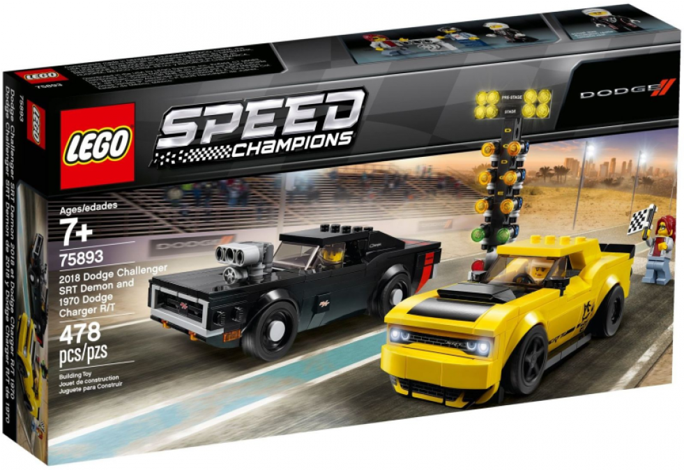 75893 1 - Lego Speed Champions Dodge Clipart (980x980), Png Download