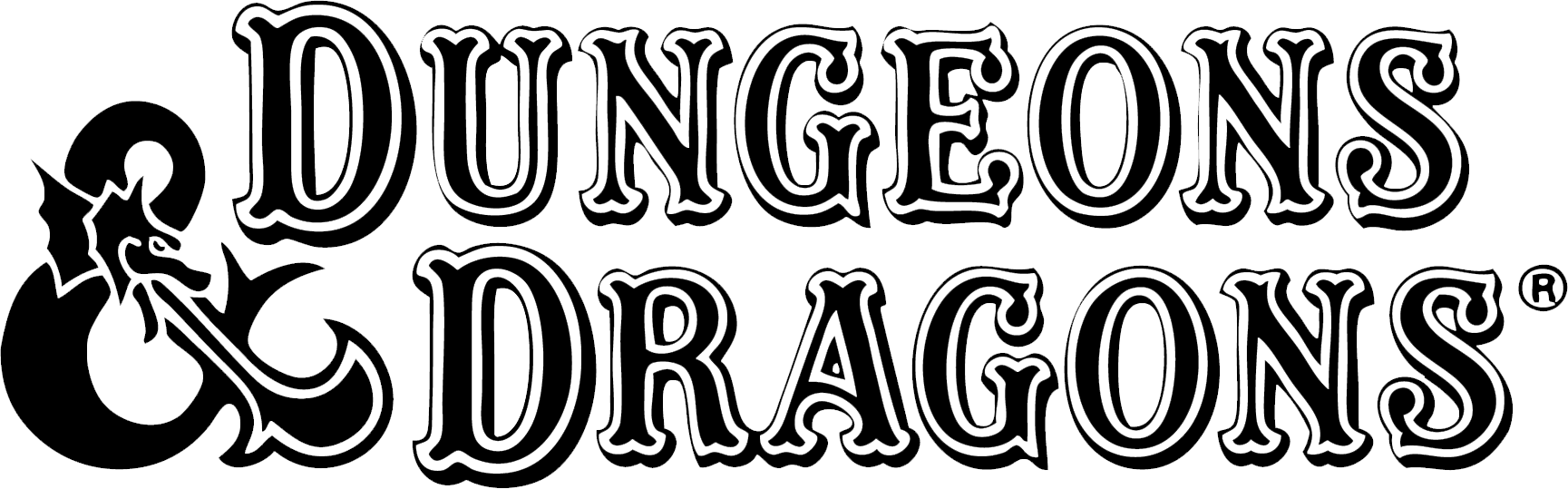 Dungeons & Dragons - Dungeons & Dragons Clipart (1729x539), Png Download