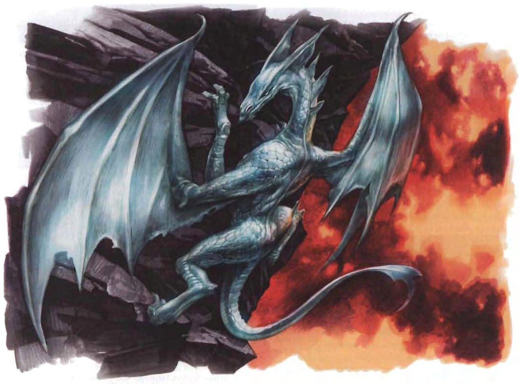 Dungeons And Dragons Mercury Dragon , Png Download - Mercury Dragon Clipart (1062x787), Png Download