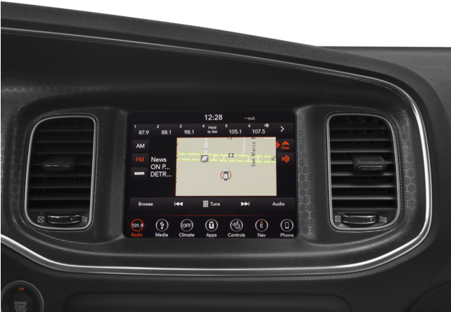 Dodge Charger 2018 - Kia Rio Clipart (640x480), Png Download