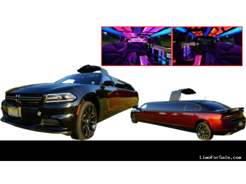 Used 2015 Dodge Charger Sedan Stretch Limo Pinnacle - 2016 Dodge Charger Limo Clipart (800x600), Png Download