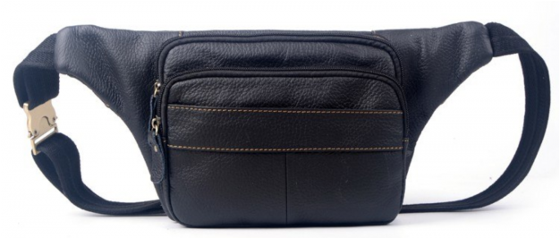 Vintage Men's Waist Bags Genuine Leather - Messenger Bag Clipart (625x625), Png Download