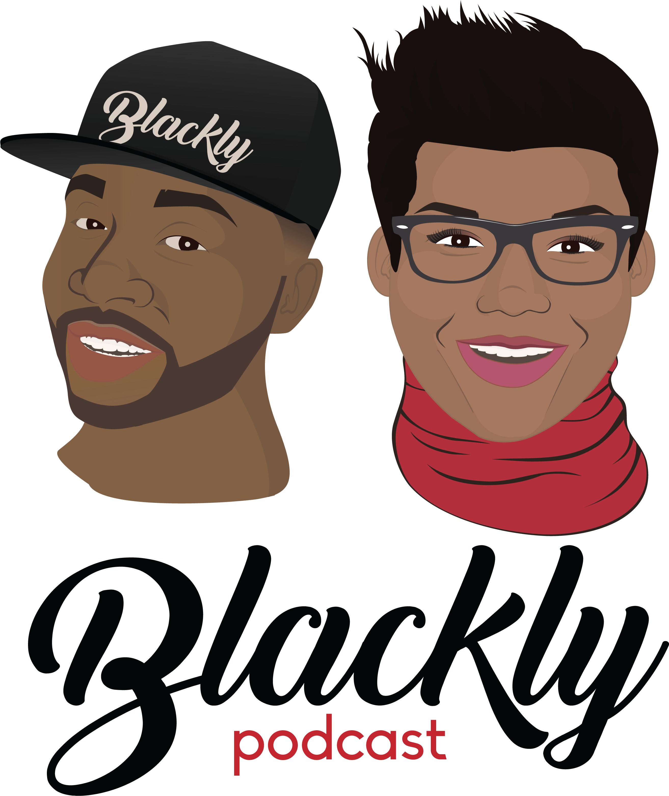 The Blackly Podcast Ep - Cartoon Clipart (2625x3300), Png Download