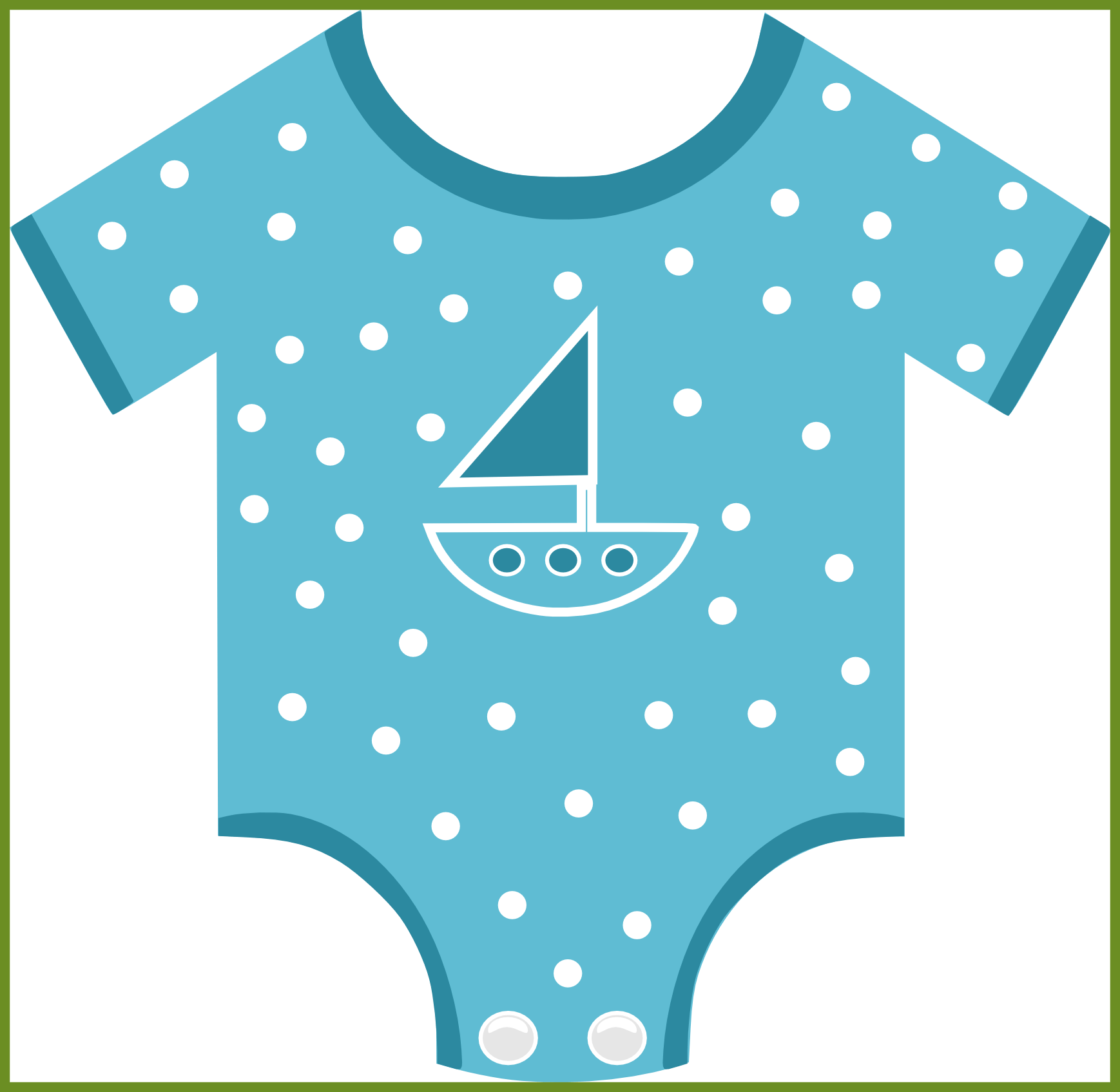 Onesie Clipart Free 1 Baby - Baby Boy Transparent Background - Png Download (1738x1695), Png Download