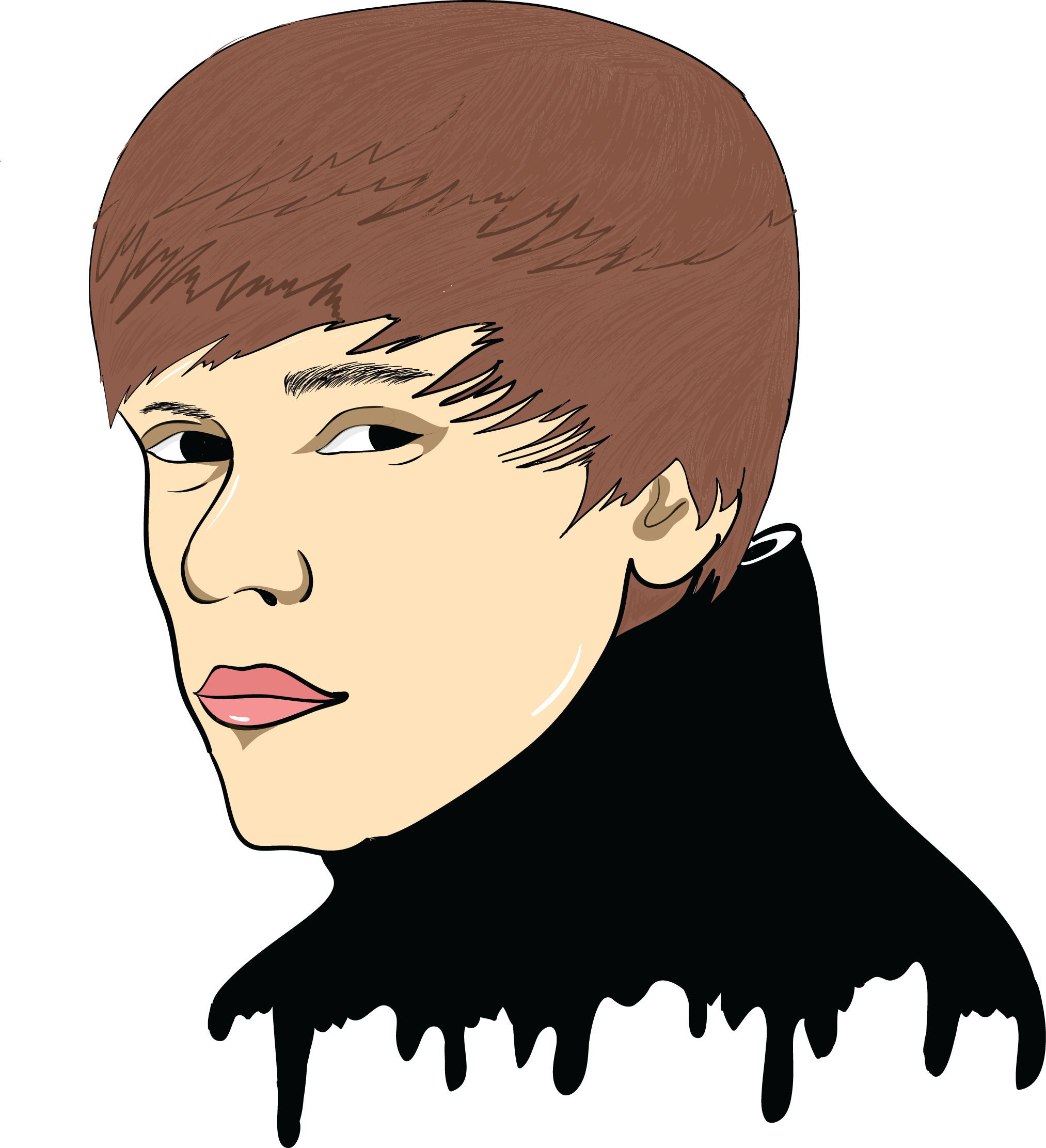 Justin Bieber - Illustration Clipart (2026x2223), Png Download